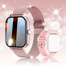 Load image into Gallery viewer, New Women Waterproof Smart Watch With T80/P70 Bluetooth and Heart Rate Monitor Fitness Tracker Luxury New Lady Smartwatch
