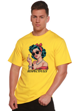 Load image into Gallery viewer, Respectfully Middle Finger Unisex Bamboo/Cotton Graphic T-Shirt
