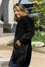 Load image into Gallery viewer, Red Double Take Full Size Hooded Teddy Bear Jacket with Thumbholes Ultra-Cozy &amp; Stylish Comfortable Outerwear
