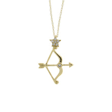 Load image into Gallery viewer, .07ct Diamond Fashion Pendants 14KT Yellow Gold
