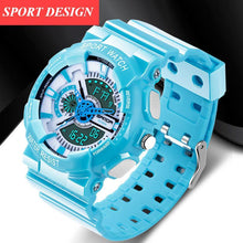 Load image into Gallery viewer, NEW Fashion Unisex Men adn Woman LED Digital Analog Watch With Multi-function And Waterproof 30M In Military Sports Watch Style
