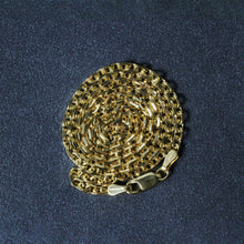 Load image into Gallery viewer, 3.1mm 14k Yellow Gold Diamond Cut Cable Link Chain
