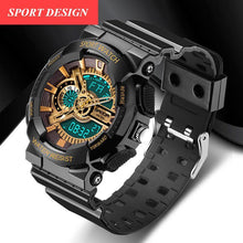 Load image into Gallery viewer, NEW Fashion Unisex Men adn Woman LED Digital Analog Watch With Multi-function And Waterproof 30M In Military Sports Watch Style
