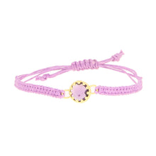 Load image into Gallery viewer, Glass Bracelet Sterling Silver

