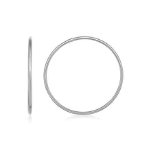 Load image into Gallery viewer, Endless Hoop Style Earrings in 14k White Gold
