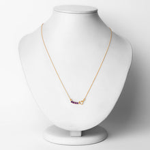 Load image into Gallery viewer, 0.24 Carat Genuine Amethyst .925 Sterling Silver Necklace
