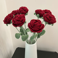 Load image into Gallery viewer, 1pc Artificial Flower, Living Room Decoration, Table Rose, Single Bouquet, Wedding Fake Flower, Dried Flower Ornament, High-End Floral Arrangement Decor
