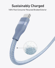 Load image into Gallery viewer, Anker USB-C to USB-C Cable (3 ft / 6 ft, 240W, Upcycled-Braided)
