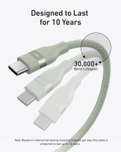 Load image into Gallery viewer, Anker USB-C to USB-C Cable (3 ft / 6 ft, 240W, Upcycled-Braided)
