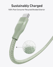 Load image into Gallery viewer, Anker USB-C to USB-C Cable (3 ft / 6 ft, 240W, Upcycled-Braided)
