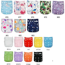 Load image into Gallery viewer, 6pcs/Pack Baby Cloth Diapers Microfleece Linning Pocket Diaper Washable Reusable High Quality Nappy
