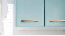 Load image into Gallery viewer, 6PCS Set Nordic Modern Glam Brushed Bronze Drawer Knobs Kitchen Door Handles Cupboard Door Handle Cabinet Handles for Furniture Hardware  Brushed Brass Handle Modern Minimalist Cabinet Pull Drawer Handle Wardrobe Cabinet Hardware
