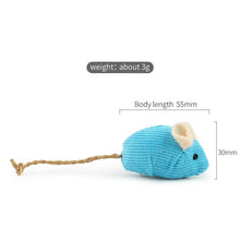 Load image into Gallery viewer, 6pcs/lot Mix Pet Toy Catnip Mice Cats Toys Fun Plush Mouse Cat Toy For Kitten Skitter Critters Cat Toy Value Pack
