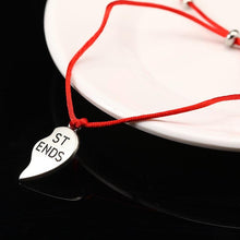 Load image into Gallery viewer, 6pcs/set Handmade Bracelets Braided Red Black Rope 7 Knots Lucky Jewelry Friendship Protection Bracelet Red Comfortable Bracelet Small Eye Bracelet For Kids

