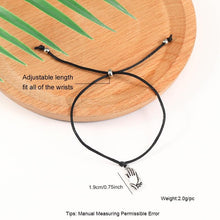 Load image into Gallery viewer, 6pcs/set Handmade Bracelets Braided Red Black Rope 7 Knots Lucky Jewelry Friendship Protection Bracelet Red Comfortable Bracelet Small Eye Bracelet For Kids
