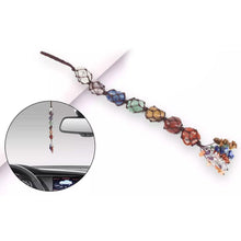 Load image into Gallery viewer, 7 Chakra Gemstones Reiki Healing Crystals Tassel Wall Car Hanging Ornament
