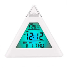 Load image into Gallery viewer, 7 Color Changing LED Alarm Clock
