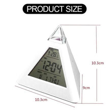 Load image into Gallery viewer, 7 Color Changing LED Alarm Clock
