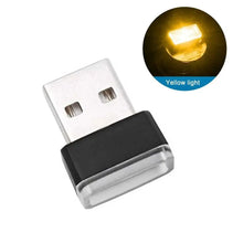 Load image into Gallery viewer, 7 Color Lights LED Mini USB Ambient Neon Interior Light Car Accessories Cars Gadgets Bright Colors
