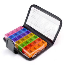 Load image into Gallery viewer, 7 Day Extra Large Pill Organizer with Cute Travel Case
