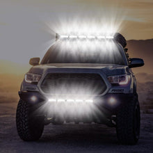 Load image into Gallery viewer, 7" LED Light Bar Single Row Offroad Spot Lights
