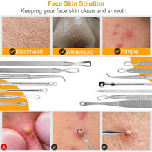 Load image into Gallery viewer, 7-Pieces: Blackhead Remover Stainless Steel
