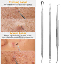 Load image into Gallery viewer, 7-Pieces: Blackhead Remover Stainless Steel
