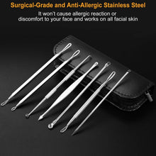 Load image into Gallery viewer, 7-Pieces: Blackhead Remover Stainless Steel
