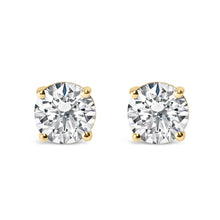 Load image into Gallery viewer, 14K White Gold 1.0 Cttw Round Brilliant Cut Lab Grown White Diamond 4-Prong Classic Solitaire Stud Earrings (F-G Color, VS1-VS2 Clarity)
