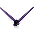Load image into Gallery viewer, Dark Purple Matte Acrylic Straight Taper Set 12G to 00G
