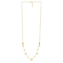 Load image into Gallery viewer, 14k Yellow Gold Puff Heart Adjustable Necklace
