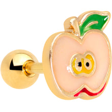 Load image into Gallery viewer, 16G 1/4 Gold Tone Sweet Apple Cartilage Tragus Earring
