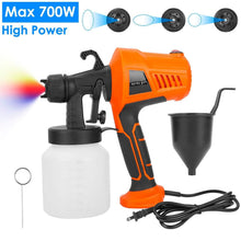 Load image into Gallery viewer, 700W Electric Paint Sprayer Handheld with 3 Spray Patterns 800ml

