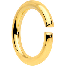 Load image into Gallery viewer, 14G 5/16 Gold Tone Anodized Seamless Cartilage Ring Set of 12
