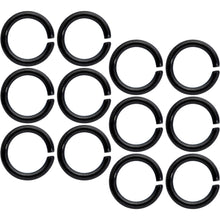 Load image into Gallery viewer, 14G 5/16 Black Anodized Seamless Cartilage Ring Set of 12
