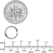 Load image into Gallery viewer, 16G 5/16 Steel Black Anodized Seamless Cartilage Ring Set of 12

