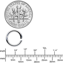 Load image into Gallery viewer, 14G 5/16 Steel Black Gold Tone Seamless Cartilage Ring Set of 12
