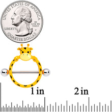 Load image into Gallery viewer, 14G 5/8 Gentle Giraffe Nipple Shield Set
