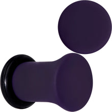 Load image into Gallery viewer, Perfectly Purple Matte Acrylic Single Flare Plug Set
