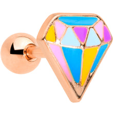 Load image into Gallery viewer, 16G 1/4 Rose Gold Tone Geologist Prize Cartilage Tragus
