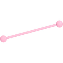 Load image into Gallery viewer, 14G Petal Pink Matte Industrial Barbell 38mm
