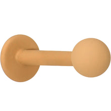 Load image into Gallery viewer, 16G 5/16 Tan Acrylic Matte Labret Monroe Tragus

