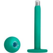 Load image into Gallery viewer, 16G 5/16 Teal Acrylic Matte Labret Monroe Tragus
