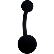 Load image into Gallery viewer, Blissful Black Matte Belly Ring
