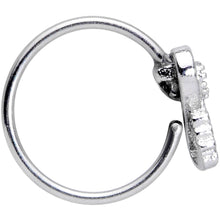 Load image into Gallery viewer, 20G 5/16 Infinity Heart Valentines Day Nose Hoop
