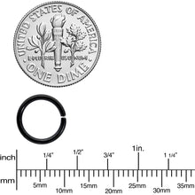 Load image into Gallery viewer, 16G 5/16 Black Titanium Anodized Annealed Seamless Circular Ring
