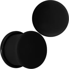 Load image into Gallery viewer, Beauteous Black Matte Acrylic Single Flare Plug Set
