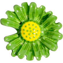 Load image into Gallery viewer, 16G 1/4 Green Daisy Flower Cartilage Tragus Earring
