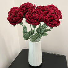 Load image into Gallery viewer, 1pc Artificial Flower, Living Room Decoration, Table Rose, Single Bouquet, Wedding Fake Flower, Dried Flower Ornament, High-End Floral Arrangement Decor
