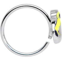 Load image into Gallery viewer, 18G 3/8 Hatching Easter Chick Nose Hoop
